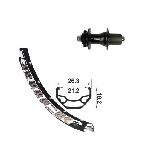 OBROČ ZADNJI TA 12 32