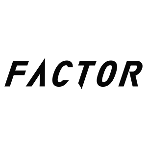 Uradni logotip blagovne znamke vrhunskih tekmovalnih cestnih in gravel koles Factor Bikes